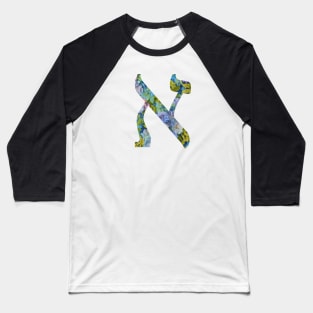 Aleph /  Alef - First letter of Hebrew alphabet or Aleph Bet or Aleph Beis Baseball T-Shirt